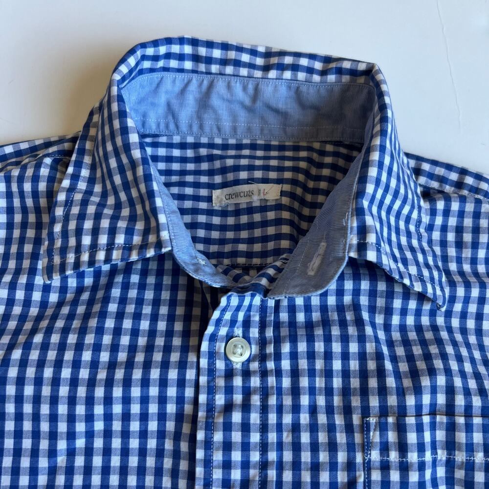 Crewcuts Poplin Gingham Button-Down Shirt - Picture 5 of 9